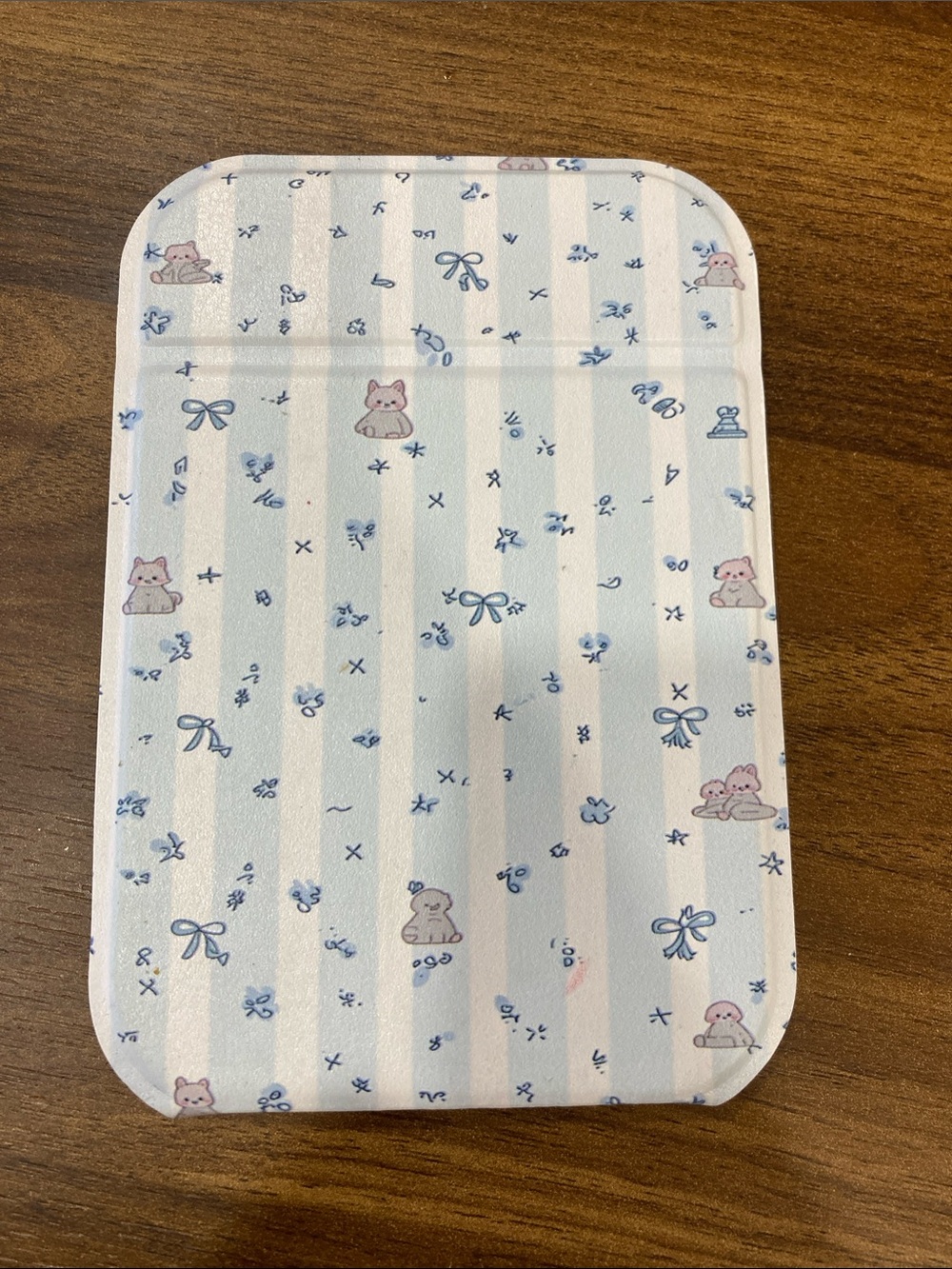 Small Pets Absorbent Bedding Pad in Light Blue Stripe